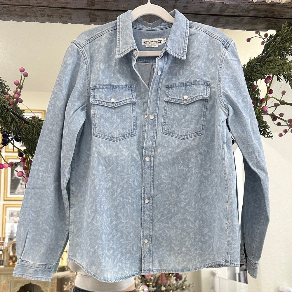 Bonpoint Soft Blue Denim Top